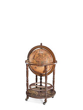 Zoffoli - Mappamondo Bar Da Terra portabottiglie, Fatto In Italia, 50 x 50 x h 93 cm