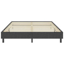 FAMIROSA Letto a Molle Grigio Scuro in Tessuto 140x200 cm-4712