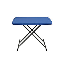 End Table Portatile Tavolo Compatto Leggero Tavolo Da Picnic All'aperto Da Picnic Con Manico Tavolo Da Campeggio Portatile Da Tavolo Pieghevole In Legno , Traspirante E Confortevole 80x80 X (46-74) Cm
