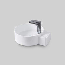 Art Ceram Lavandino Lavabo appoggio Tondo Serie Cartesio monoforo 44x36 cm