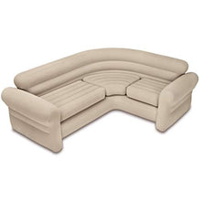 XHCsoft Divano ad Angolo reclinabile, Divano Letto Gonfiabile Pigro, Doppia Chaise Longue Deluxe