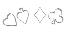 SaySure - 4X Stainless Steel Poker Fondant Biscuit Pastry Cookie Cutter