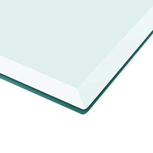 Superficie Tavolo in Vetro Temperato, Piano Tavolo Rettangolare in Vetro Moderno per caffè, pranzo (1200x650mm)