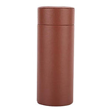 Taidda Pentola per sigari, Scatola di sigarette Mini portatile PU in pelle di cedro foderato in legno di sigaro Humidor Vaso per proteggere il sigaro Aroma puro Buon gusto 2#
