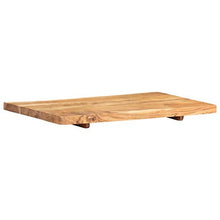 FAMIROSA Piano per Lavabo Bagno in Massello di Acacia 80x55x3,8 cm