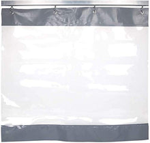 All'aperto Tenda, Gazebo Balcone Le Tende PVC Trasparente Impermeabile Telone con Occhiello, Personalizzabile MYAN (Color : Gray, Size : 3.5x2.5m/11.5x8.2ft)