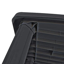 vidaXL Tavolo da Giardino 126x76x72 cm in Plastica Antracite Tavolino Tavola