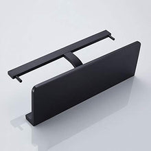 YAeele Nero Alluminio dello Spazio Bagno Mensola Impermeabile Supporto for Rotolo Storage Rack Telefono Rack a Parete Piazza Rack ripiano