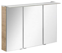 Fackelmann LED specchio da bagno 100 cm Rovere Chiaro efficienza energetica A + + Serie B. perfetto