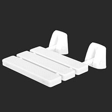 NYDZDM Bagno Sgabello Doccia Sedia da Parete Sedia Pieghevole Sgabello Sedile da Bagno Sedia da Appendere al Muro (Color : White)