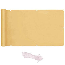 YIFANDU Frangivista 0.95x4.5m Anti UV Balcone Frangivista Installazione Semplice per Balcone Giardino Protezione della, Color Crema