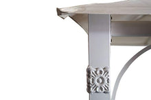 Stilè Gazebo da Giardino 3x2 m in Metallo con Telo Impermeabile Poliestere Doppio Tetto Tende Laterali Bianco