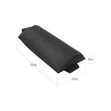 Buyfunny01 - Cuscino pieghevole per sedia, poggiatesta e poggiatesta, facile da pulire, universale, pieghevole, Non null, Marrone, Taglia libera