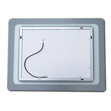 ZHTY Specchio da Parete per Bagno con luci a LED, con Pad antiappannante, Interruttore di Controllo Touch Separato, Decorazione Orizzontale o Verticale
