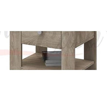Comodino Moderno Con Anta Spaziosa e Vano Mobiletto da Camera da Letto Mobile Elegante Classico Comò Colore Chiaro Mobili 1 anta Consolle moderna