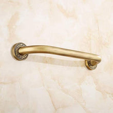 Maniglioni da Bagno Antico Doccia Vasca da Bagno corrimano Parete Appeso Spesso Bagno retrò Maniglia Bronzo Accessori da Bagno (Size : 38cm)