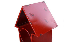 LXH-SH Cremagliera del Vino Nana Vintage Wine Rack in Stile Americano Village Ferro Industriale Freccia Indicazione Desktop Creativo Wine Rack (Rosso, 15.4 * 6.7 * 17,7 in) scaffali Vino contatore