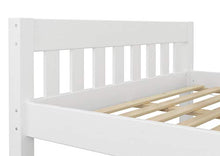 Erst-Holz Solido Letto Classico Bianco 120x200 in Pino massello doghe rigide 60.38-12W