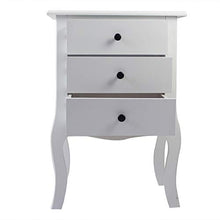 Comodino Comodino Comodino Bianco Adatto per Uso Interno Come Camera da Letto, Ufficio ECC. 48 X 34 X 70 Cm. per Soggiorno (Size:48 X 34 X 70; Color:White)