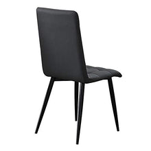 Sedie da pranzo con Schienale, sedie da cucina, Moderne sedia da soggiorno in pelle, stile scandinavo,Sedie per ufficio grigio