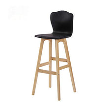 Sgabelli da Bar Sedia da Bar Casual Moderna in Legno in Pelle PU per la Colazione Sedia da Bar (Color : Orange, Size : A)