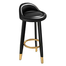 Wowdawn Sgabello da Bar,Gambe in Acciaio Inossidabile,Sedia da Scrivania con Schienale Minimalista Moderno di Lusso Leggero,Portata 120 kg,Sono Disponibili più Modelli