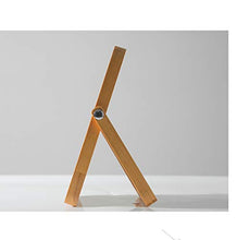 WM Specchio Il Trucco del Desktop Specchio Il Trucco del Legno Solido Semplice Specchio Il Trucco del Desktop Specchio Portatile Pieghevole HD mirror-10.20