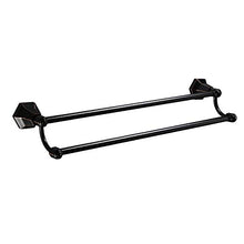 JKCKHA Northern Europe. Bella Retro Black Bold Angoli arrotondati Rame Drill Hole Bagno Hotel Bathroom Rack/mensola/portasciugamani Multifunzione