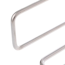 2 file portabicchieri da vino sotto lo scaffale per bicchieri da vino in acciaio inox sotto gli scaffali
