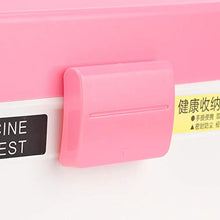 XiangXin Kit di Pronto Soccorso, Scatola di immagazzinaggio della Medicina del Torace della Medicina Domestica, Ben sigillata per Le Donne del Bagno della casa della Famiglia deg