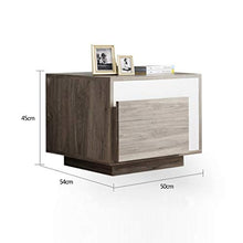 Comodino Camera da Letto Semplice Mini Cassetto Armadietto di stoccaggio Mobili Multi-Funzione Doppia Pompa Armadietto di personalità Armadietto Laterale Cuscinetto 300KG-45X54X50cm FANJIANI
