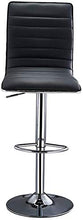 YUBINjiubadeng Sgabello da Bar Pelle 2 x Bar Stool Set PU 360 Gradi Girevole con Schienale Alto Sedia da Cucina Regolabile in Altezza a Gas di Sollevamento (Grigio) (Color : Grey)
