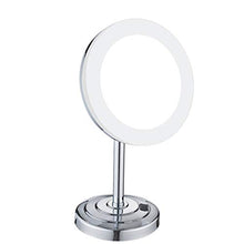 specchio trucco,specchio trucco,Specchio cosmetico da bagno con ingrandimento 7 volte da 8 pollici, specchio da tavolo europeo a LED