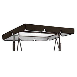 Tyfiner Dondolo di Ricambio da Giardino, Parasole da Giardino a Soffitto Battente Cortile Copertura per tTettuccio Altalena da Esterno per Giardino Esterno Altalena,002,249 * 185 * 18cm