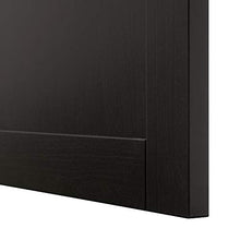 HANVIKEN anta/cassetto frontale 60x38 cm nero-marrone