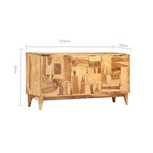 vidaXL Credenza 145x40x76 cm in Legno Massello di Sheesham