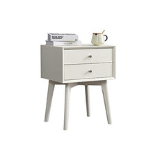 GXT WGZ- Comodino Camera Locker, Camera da Letto Comodino, Soggiorno Locker, Living Room Divano Fianco del Mobile (Color : Milky)