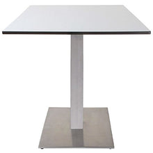 Bolero base tavolo quadrato in acciaio INOX ristoranti, bar Club gambe