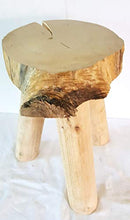 Sgabello da giardino per bambini, in legno massiccio