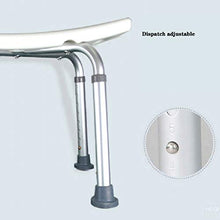 LXLAMP Sgabello per Vasca ergonomico da Doccia Vecchio Sgabello da Bagno Antiscivolo, Staffa in Alluminio/Sgabello in Plastica/Tappetino Antiscivolo / 6 Altezza Regolabile (Size : A)