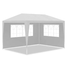 Wakects Gazebo da Giardino, 3x4 m Tenda per Feste Tendone per Feste Gazebo Impermeabile Protezione UV Tenda Giardino Sagre Eventi Mercati Esterno, Bianco