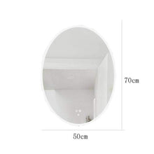 Wall mirror Specchio da Bagno Ovale Nordico Specchio da Bagno con Luce a Specchio a LED Intelligente Specchio per Il Trucco a Parete Specchio da Bagno a Parete