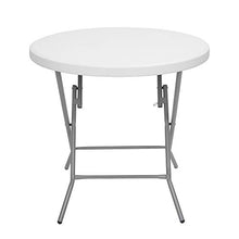 YIERMA - Tavoli da picnic rotondi pieghevoli, tavolo da campeggio (81,3 cm)