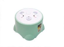 H-ei Sgabello Sveglio del Fumetto Sgabello Domestico Sgabello del Bambino Sgabello di plastica Sgabello del Bagno 21,5 * 13cm (Color : Green)