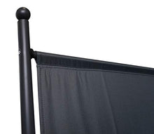 QUICK STAR 2 Pezzi Paravento da Giardino 180 x 78 cm Divisorio in Tessuto Balcone Protezione della Privacy Grigio