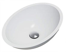 Lavabo da appoggio TW2106 di colata minerale (Pure Acrylic) - Lucido - 50 x 35 x 15 cm, Piletta Pop-up:Con piletta Pop-up, Coperchio piletta supplementare:senza coperchio supplementare