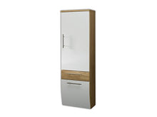 Posseik Santana Armadietto Alto, Sonoma/Quercia/Bianco, 40 x 30 x 134.5 cm