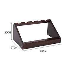 LHQ-HQ Banco di Figura del Triangolo di Legno di bambù Wine Rack - Free Standing Elegante e Moderno, Bottiglia di Table Top Wine Bagagli Slot for 5 Bottiglie.