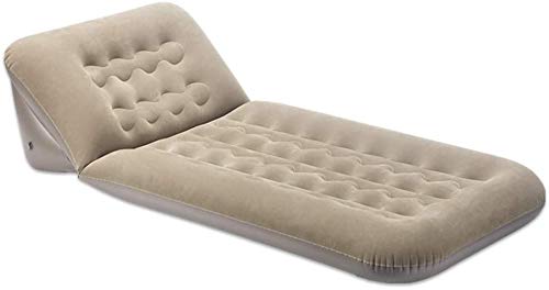 HongLianRiven Lettino da Viaggio Letti Singoli con Materasso Viaggi Bedl Materasso Gonfiabile for Campeggio Gonfiabile Materassino Standard Dimensione materassino Upgraded Air Blow Up Bed 6-3