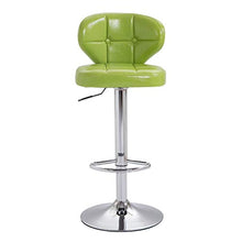 LF- Bar Stool Bar Stool Moda Creativa Bar Chair Casa Schienale Alto Seggiovia Bar Stool Rotante ad Alta Sgabello Sgabello Colazione Ristorante Ascensore Sgabello semplicità (Color : Green)